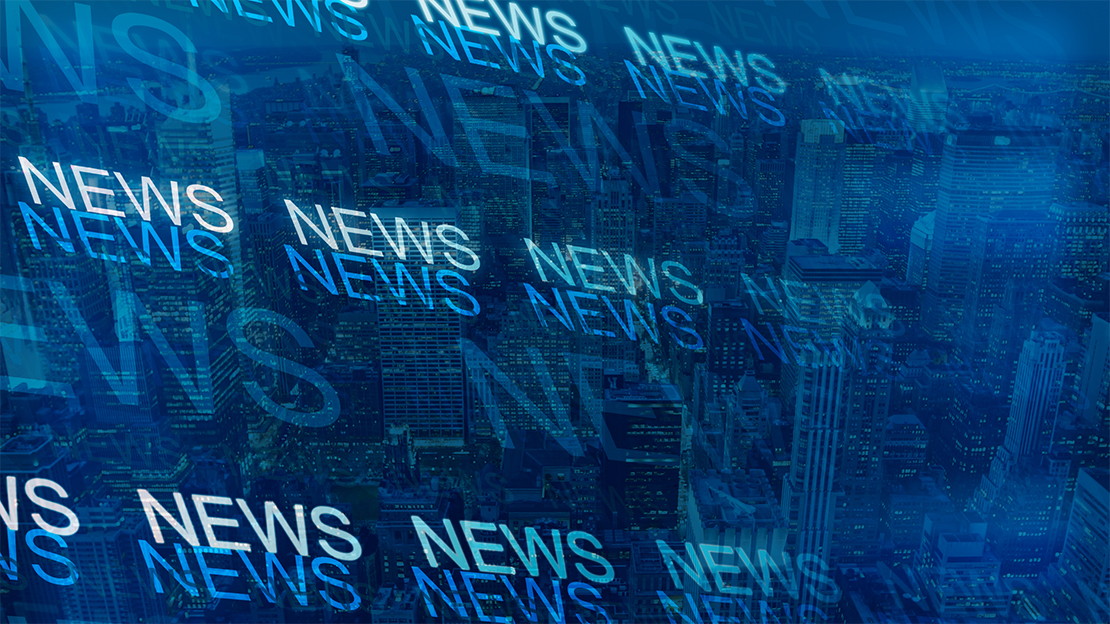 digital illustration of news